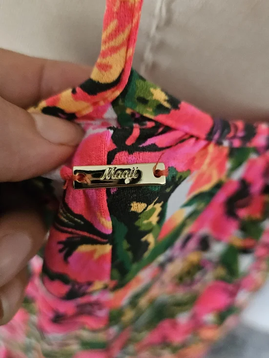 Maaji Hula Maxi Dress in tropical floral print - Picture 6 of 11